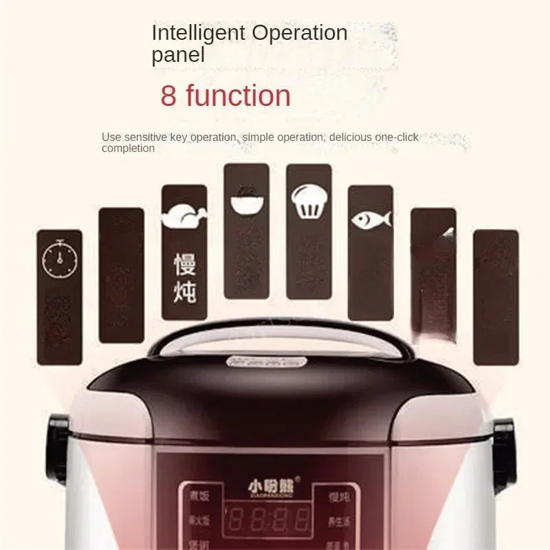 2L Electric Mini Rice Cooker MultiCooker Portable Car Rice Cooker 12V 24V Cooking Machine For Car and Truck