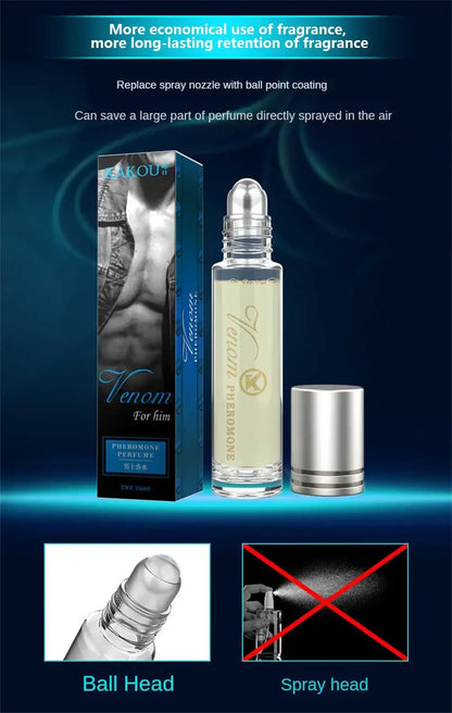 10ml Perfume for Men Women Ball Perfume Women Pheromone Men'S Essential Oil Perfume Attracts The Opposite Sex Lasting Fragrance