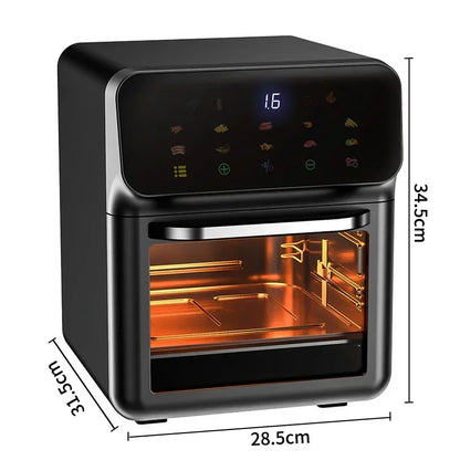 Visual Air Fryer Oven Microwave Oven Machine 110V Household Large Capacity Intelligent Automatic Electric Fryer Freidora De Aire