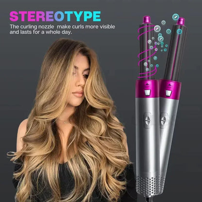 Automatic Curling Iron Five-in-One Hair Styling Comb Home Use Difficult To Blow Dryer Hairdressing Multifunctional Comb