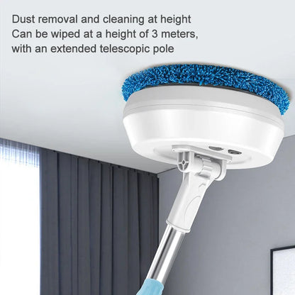 Wireless Electric Spin Mop Cleaner Automatic 2 in 1 Wet & Dry Home Cleaner Car Glass Ceiling Door Windows floor scrubber machine