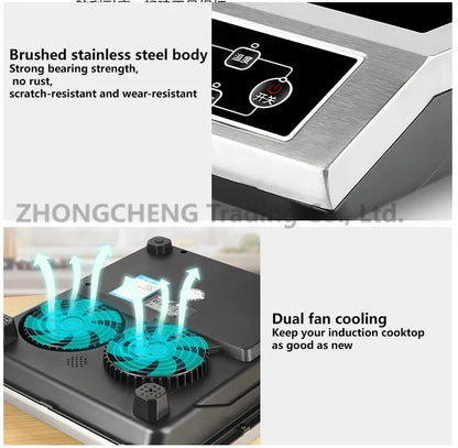 Induction Cooker 3500W High-power Stir-frying Button commercial electric cooker canteen induction cooker  stoves