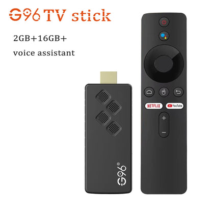 Global Version Android 13.0 8k smart TV Stick IATV Voice Control Dual 2.5G5G Wifi Multi Language 2GB RAM 16GB ROM Portable Stick