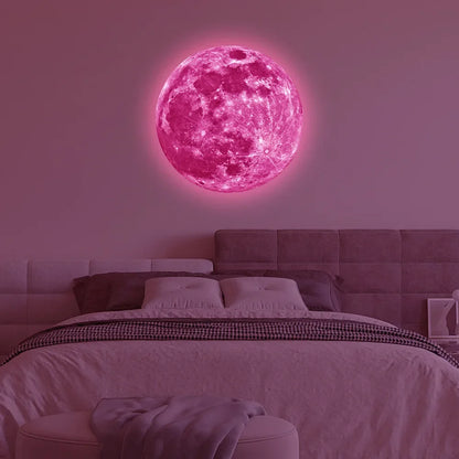 5-30cm Luminous Moon Sticker PVC Waterproof Green Blue Glowing Sticker Home Glow in The Dark Wall Decoration Stickers 여자 알몸 오나홀