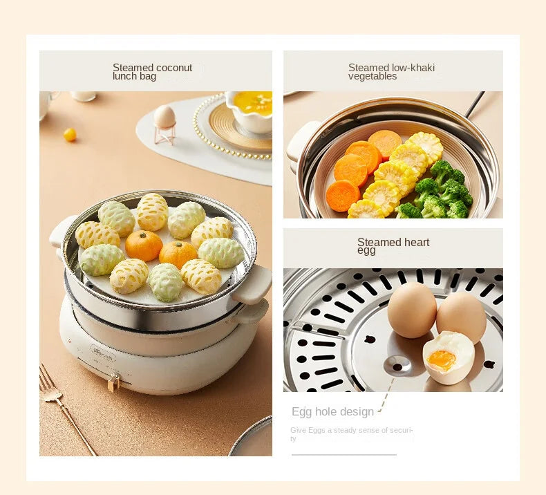 Electric chaffy dish electric steamer multi-purpose pot electric cooker multi-purpose pot split household