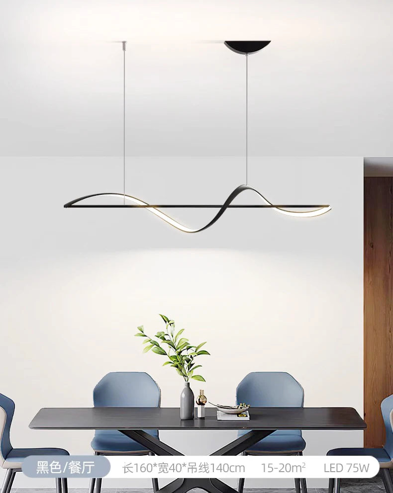 Modern dining room lamparas decoracion hogar moderno smart Pendant lights decoration salon Chandeliers for dining room