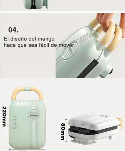 2025 YIDPU Sandwichera 3 en 1 Tostadora eléctrica Waffle Maker Desayuno Pancake Donut Egg Waffle Fish Cake Horno eléctrico