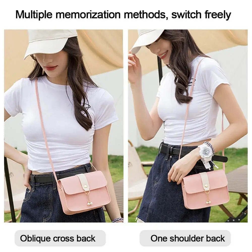 Fashion Small Square Bag Women's Small Crossbody Bag Ladies Handbags Girls Summer Travel Mini Purse