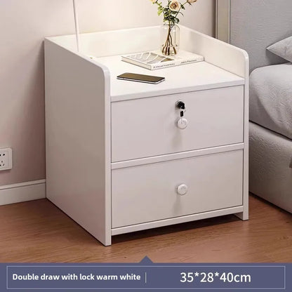 Bedside Table Simple Modern Simple Small Household Storage 협탁Small Cabinet Locker Rack Bedroom Furniture Rental Room Nightstands