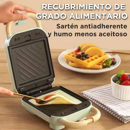 2025 YIDPU Sandwichera 3 en 1 Tostadora eléctrica Waffle Maker Desayuno Pancake Donut Egg Waffle Fish Cake Horno eléctrico