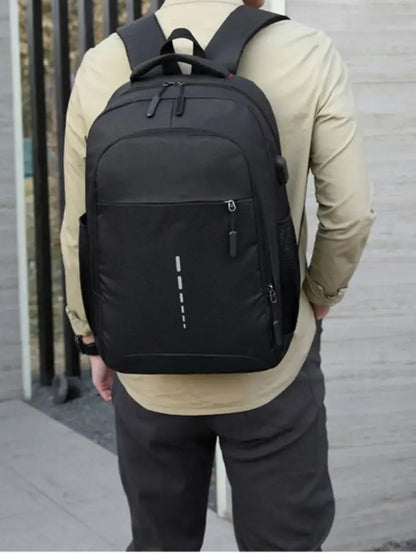 Mens BackPack LargeCapacity Simple Fashion Travel Female Student ComputerBag