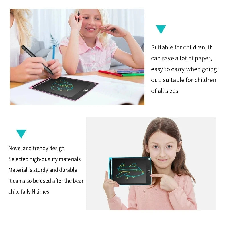 6.5 inch LCD Writing Tablet Drawing Board Montessori Educational Drawing Toys For Kids Students Magic Blackboard Toy Gift