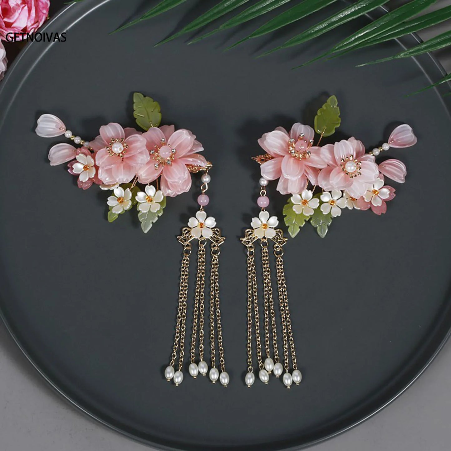 Chinese Hanfu Hair Accessories Set Hair Clip Hairpins Haircomb Bridal Headdress Retro Wedding Hair Accessories Headwear Gift