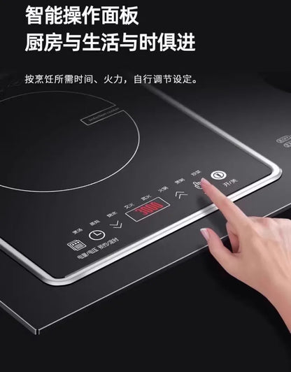 Gas-electric dual-purpose gas stove dual-range gas stove induction cooker integrated embedded desktop