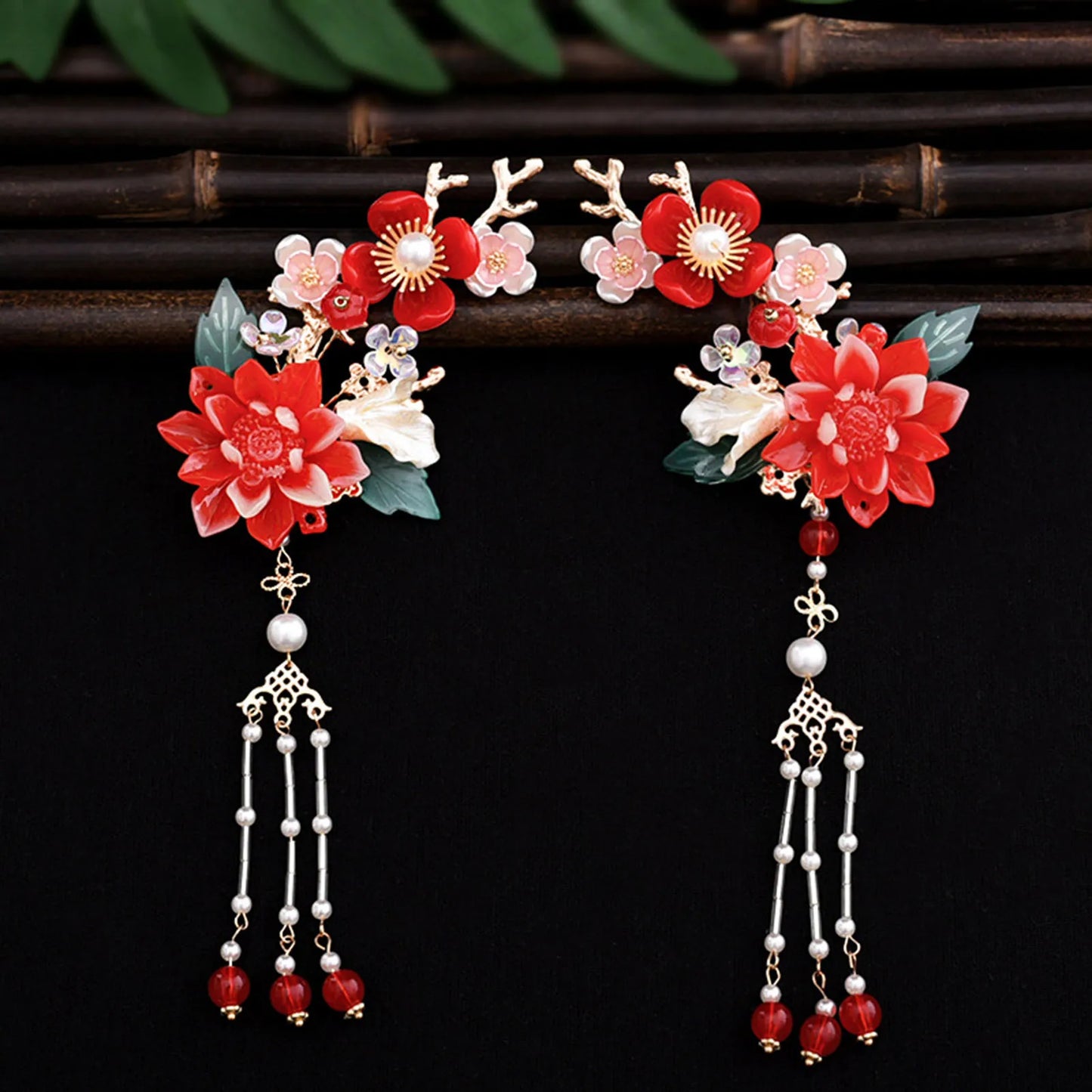 Chinese Hanfu Hair Accessories Set Hair Clip Hairpins Haircomb Bridal Headdress Retro Wedding Hair Accessories Headwear Gift