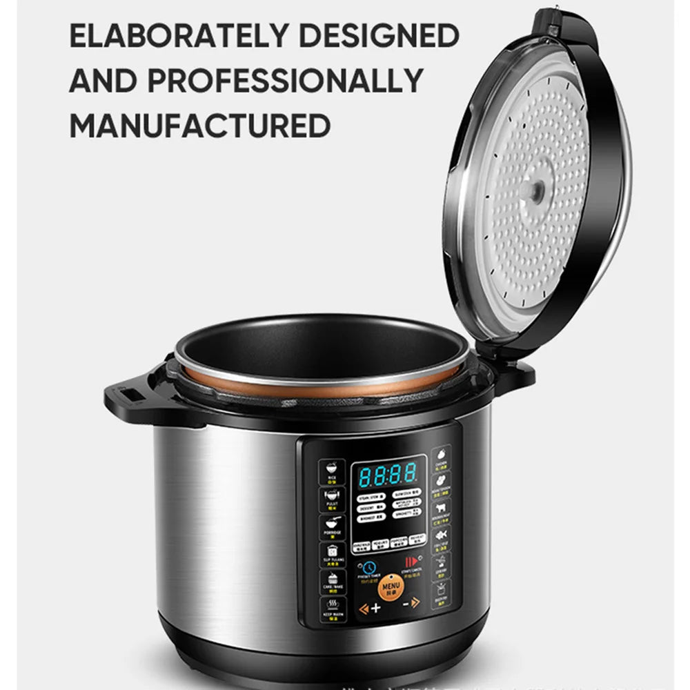 XEOLEO 6L Multifunction Electric Pressure cooker suitable 5 people use Household High pressure pot Rice cooker