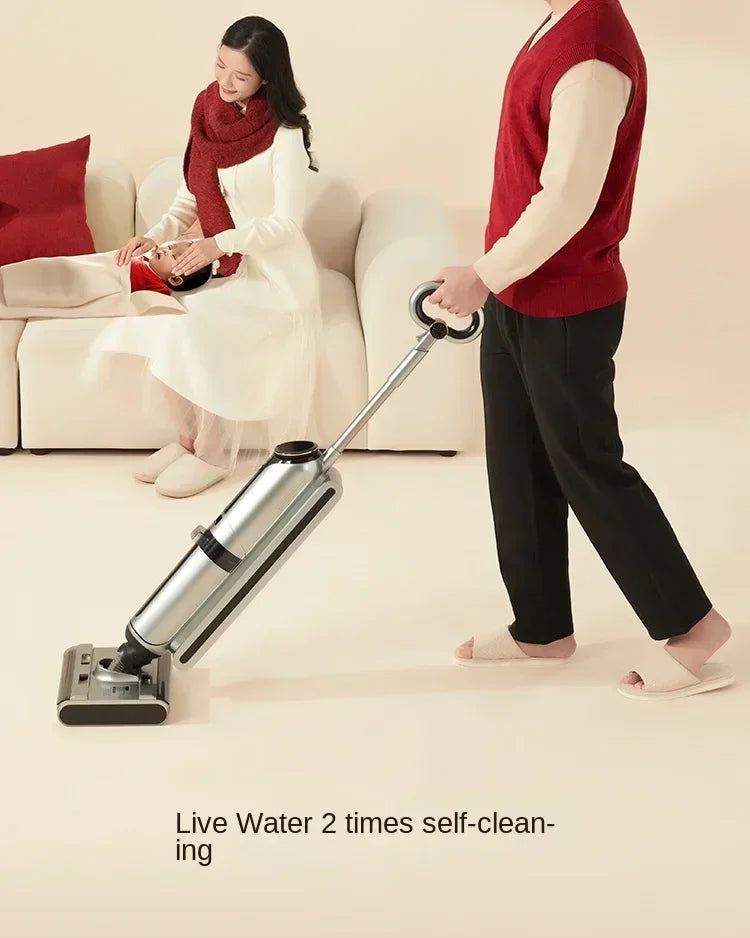 UWANT X200 Double Roller Brush Hot Water Floor Washer Welt Washing Drag Suction Drying Household Appliances  Electric Mop