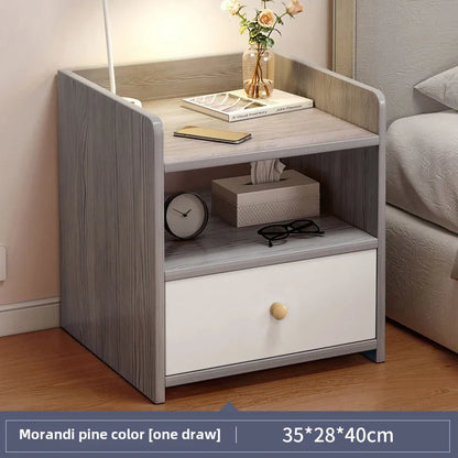 Bedside Table Simple Modern Simple Small Household Storage 협탁Small Cabinet Locker Rack Bedroom Furniture Rental Room Nightstands