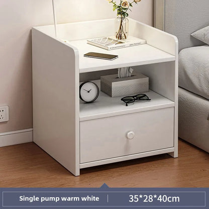 Bedside Table Simple Modern Simple Small Household Storage 협탁Small Cabinet Locker Rack Bedroom Furniture Rental Room Nightstands