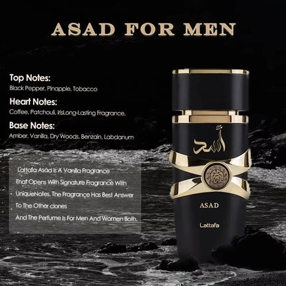 100ml Arabic Dubai Perfume Long-Lasting Fresh Light Fragrance Women's Men's Original Perfumes Pheromones Body Spray Date Gift