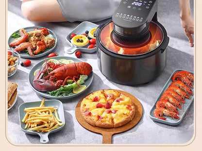 Non stick deep fryer Automatic air fryers Home appliances Smart air fryer oven Low fat oil free airfryer French fries machine