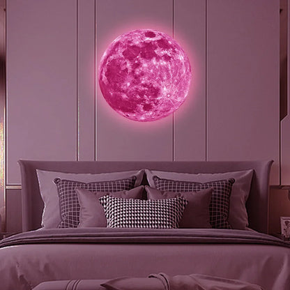 5-30cm Luminous Moon Sticker PVC Waterproof Green Blue Glowing Sticker Home Glow in The Dark Wall Decoration Stickers 여자 알몸 오나홀