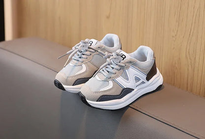 Boys and Girls Fashion Casual Sneakers Kid's Trend Chic Running Shoes Basketball Shoes Children Flat Baby Toddler Outdoor Shoes