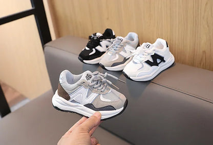 Boys and Girls Fashion Casual Sneakers Kid's Trend Chic Running Shoes Basketball Shoes Children Flat Baby Toddler Outdoor Shoes