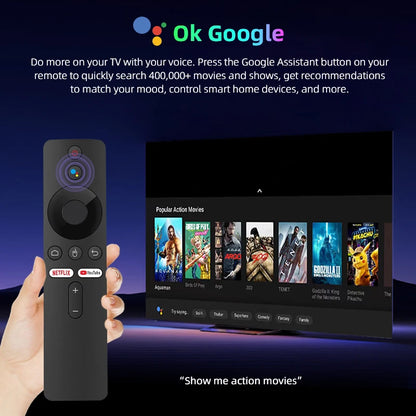 Global Version Android 13.0 8k smart TV Stick IATV Voice Control Dual 2.5G5G Wifi Multi Language 2GB RAM 16GB ROM Portable Stick