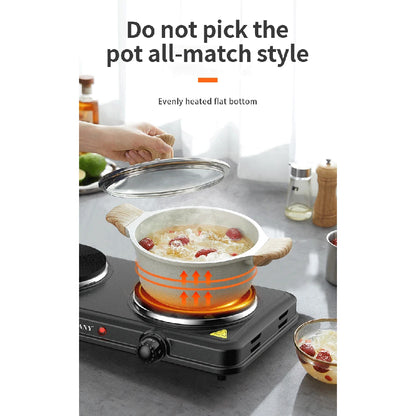 2000W Multi functional Home Kitchen Dual pot Electric Stove Portable Kitchen Durable  cast iron hotplate  induction cookers