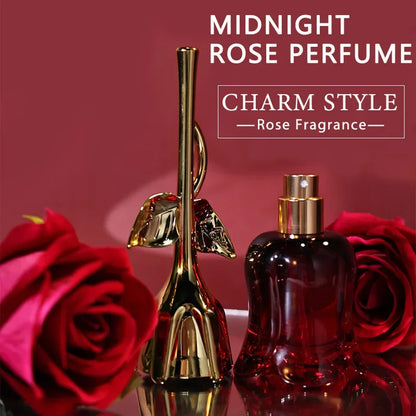 Midnight Rose Perfume No Man's Land Rose Floral Scent Body Spray Lasting Natural Pheromone Perfume Women Dating Eau De Toilette