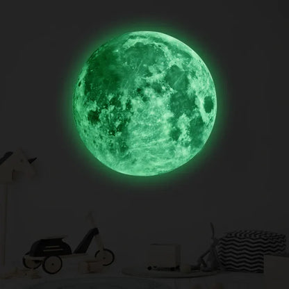 5-30cm Luminous Moon Sticker PVC Waterproof Green Blue Glowing Sticker Home Glow in The Dark Wall Decoration Stickers 여자 알몸 오나홀