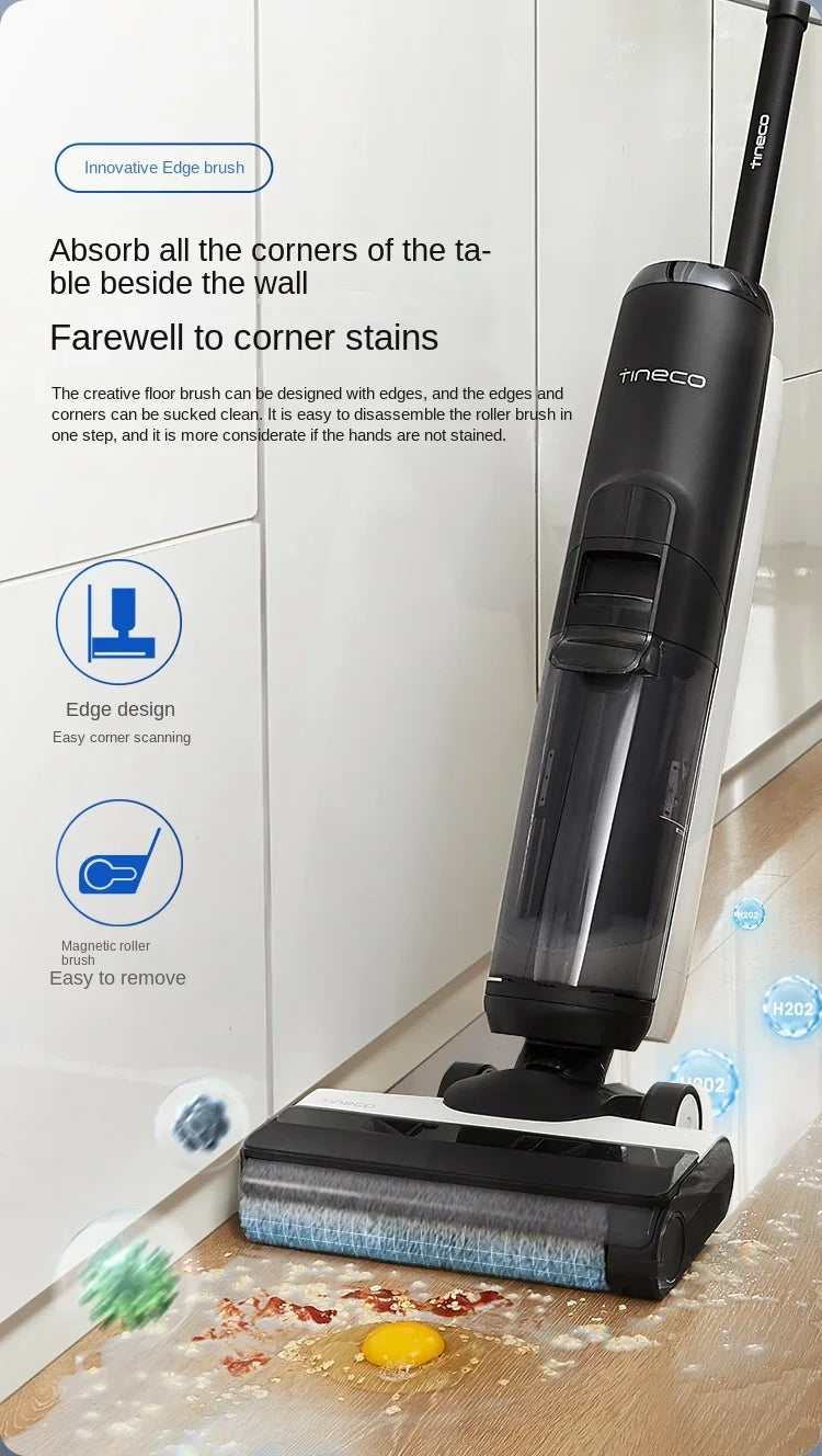 Tineco Fuwan 2.0LED Floor washer Household appliances Antibacterial edge suction mop All-in-one cleaner automatic mop