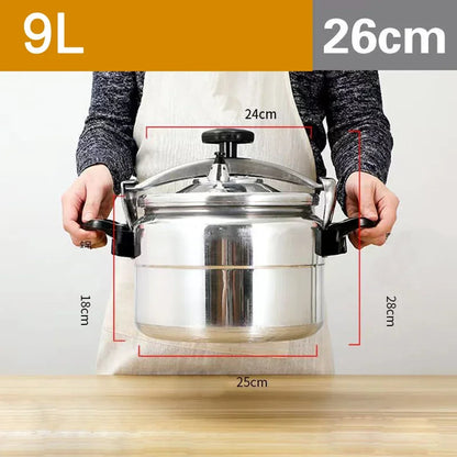 9-60L Pressure Cooker Commercial Large Capacity Gas Cooker Stew Pot Kitchen Cookware Safety Arroceras Autoclave  압력밥솥 قدر ضغط