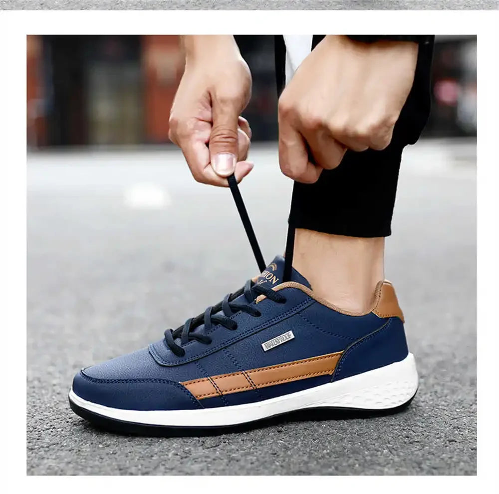 Tied Without Heels Wide Foot Shoes Casual Summer Flat Vulcanized Sneakers Man Sport Trainners Items Tenids Tenis Holiday