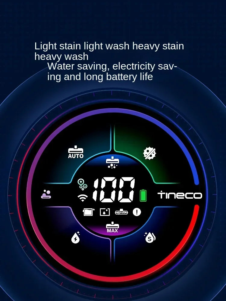 TINECO FUvan 3.0LED Intelligent Floor Washing Machine Household Appliances Antibacterial Double Edge Suction Mop Washing Machine