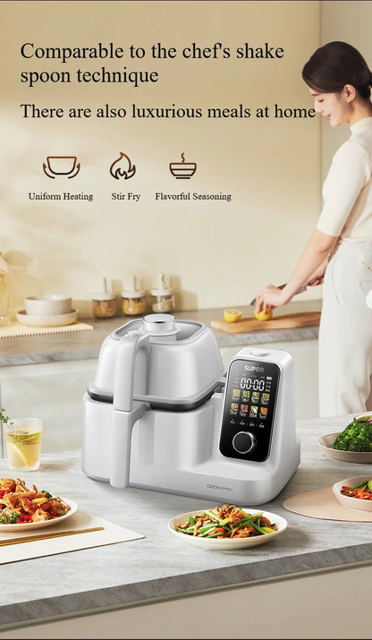 220V Kitchen Robot Cooker Automatic Stir Fry Machine Multi Functional Cooking Robot Kitchen Equipment Robots De Cuisine