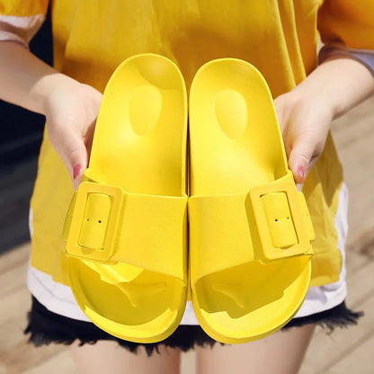 EVA Slippers Women's New Fashion Slippers Outside Flat with Casual Home Slipper Soft Sole Comfortable Sandals Women Ladies Shoes