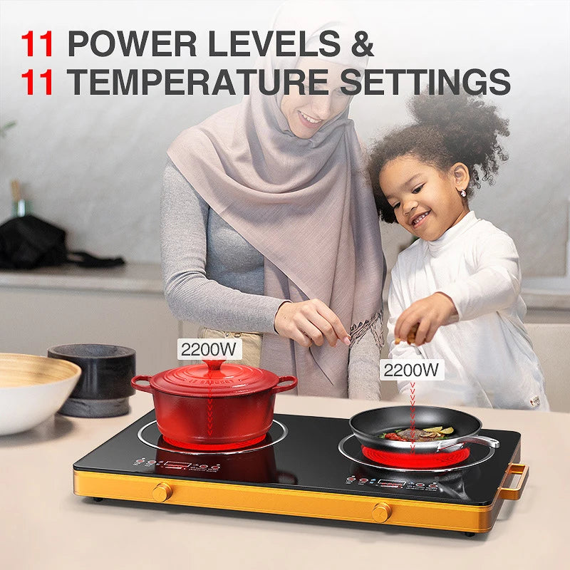 T04 High-power Electric Ceramic Stove Induction Cooker Hotpot Plate Noodle Cooking Furnace Tea Brewing Water Boiler Heater 220V