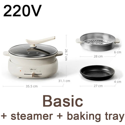 Electric chaffy dish electric steamer multi-purpose pot electric cooker multi-purpose pot split household