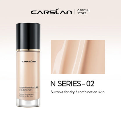 CARSLAN Long-lasting Moisture Matte Liquid Face Foundation Full Coverage Concealer Whitening Oil Control Face Base Makeup