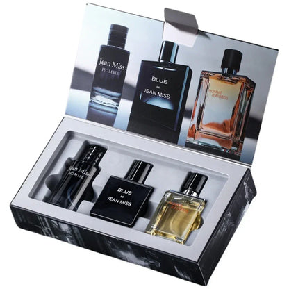 High Quality 90ml Men Perfume Hombre Gift Box 3pcs Set Colognes Scent Fascination Man Perfumes Masculinos Lasting Parfum Heren