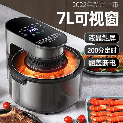 Non stick deep fryer Automatic air fryers Home appliances Smart air fryer oven Low fat oil free airfryer French fries machine