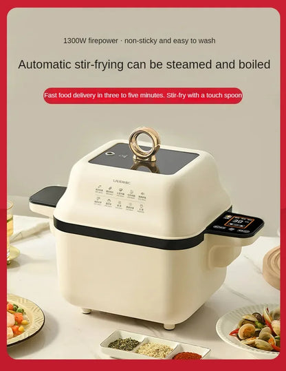 Kitchen Robot Machine 220V Smart Automatic Rotation Stir-frying Smart Frying Robot Mutfak Robotları Robo De Cozinha