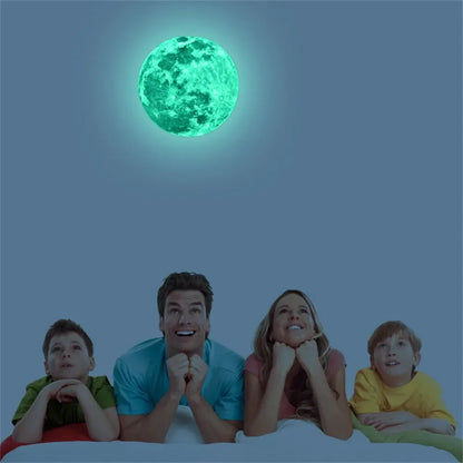 5-30cm Luminous Moon Sticker PVC Waterproof Green Blue Glowing Sticker Home Glow in The Dark Wall Decoration Stickers 여자 알몸 오나홀