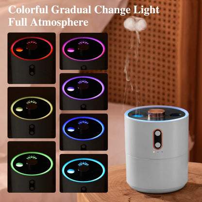 Jellyfish Volcano Fire Flame Aroma Air Humidifier Diffuser Essential Oil Electric Smell for Home Perfume Cool Mist Maker