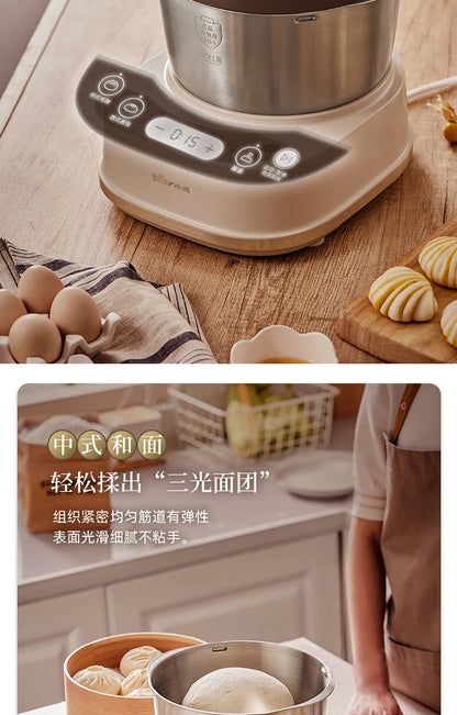 5L Electric Dough Mixer Household Timing Dough Kneading Machine Stand Mixer Microcomputer Control Flour Fermentation Mixer