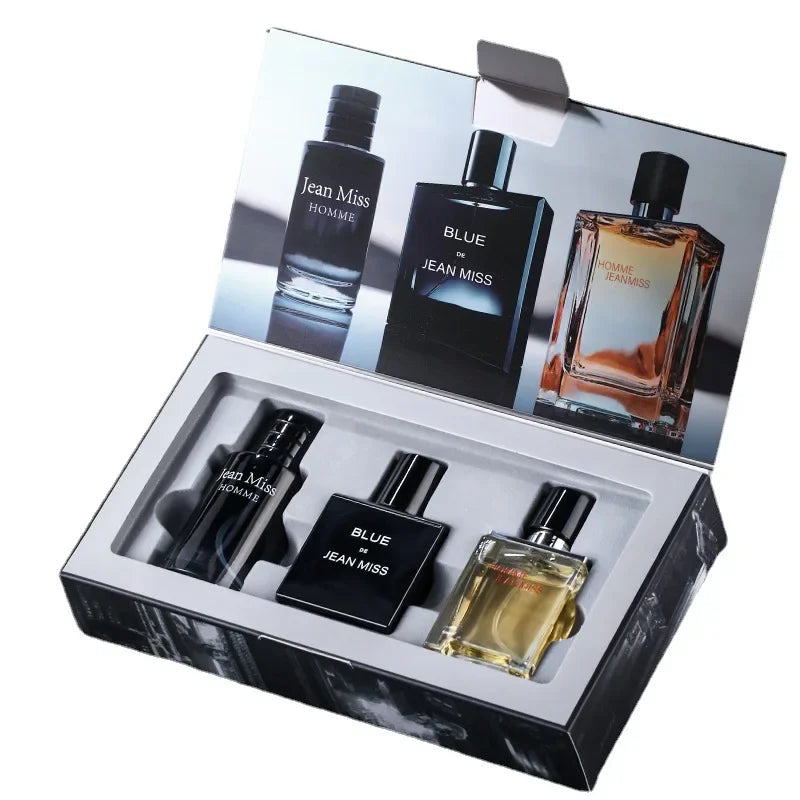 High Quality 90ml Men Perfume Hombre Gift Box 3pcs Set Colognes Scent Fascination Man Perfumes Masculinos Lasting Parfum Heren