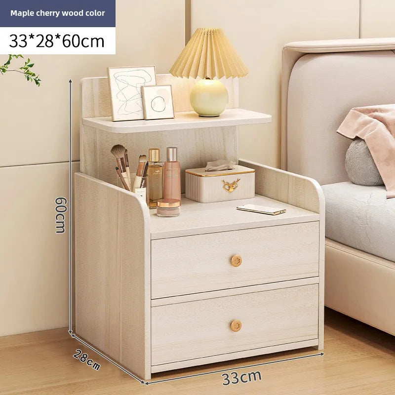 Bedside Table Simple Modern Simple Small Household Storage 협탁Small Cabinet Locker Rack Bedroom Furniture Rental Room Nightstands