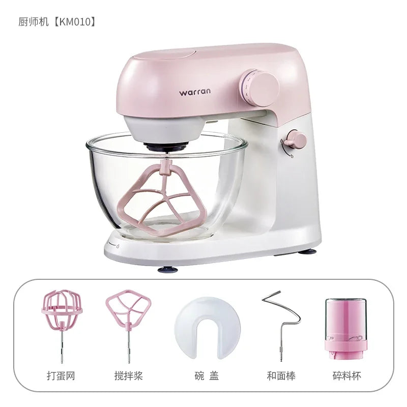 Mute Stand Mixer Household Small Flour-Mixing Machine Dough Mixer Automatic Cream Stirring Fresh Milk Machine